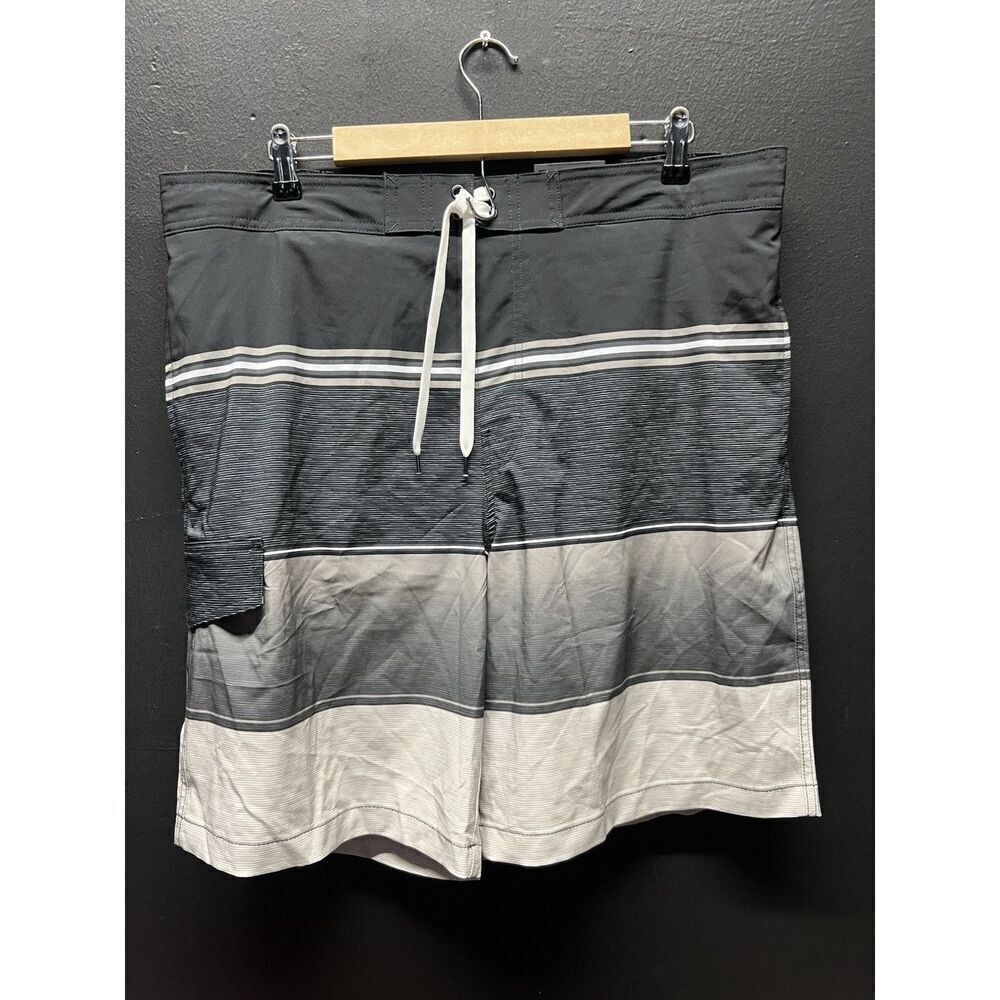 Sonoma Mens Sz XL BOARD SHORTS/SWIM TRUNKS Black Drawstring NWT
